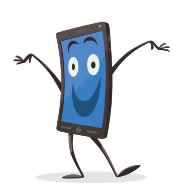 Mutlu siyah smartphone