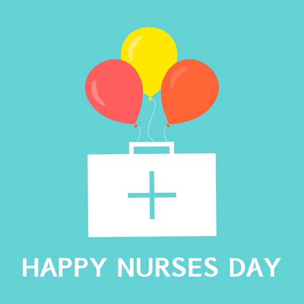 Internationella sjuksköterskans dag affisch — Stock vektor