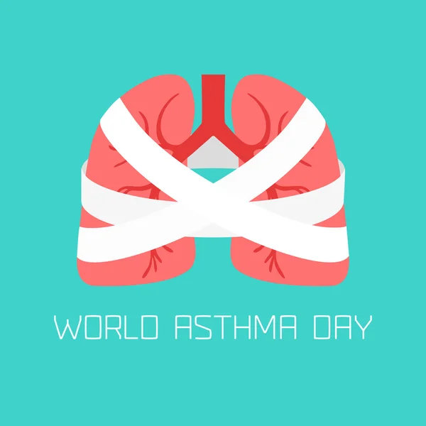 Asthma-respiratory system disease — Stock Illustration Asthma-respiratory system disease Royalty Free Stock Vectors