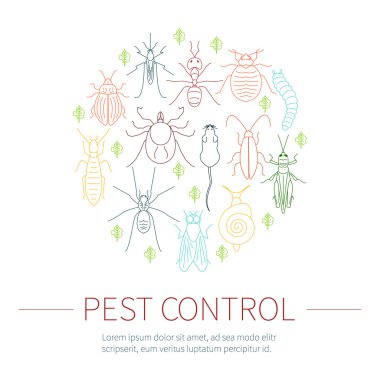 Zararlı kontrol doğrusal renkli ayarlayın