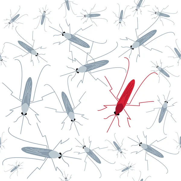 Паттерн инфекционных комаров — стоковый вектор