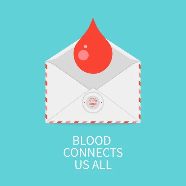 Плакат Донорство крові — стоковий вектор