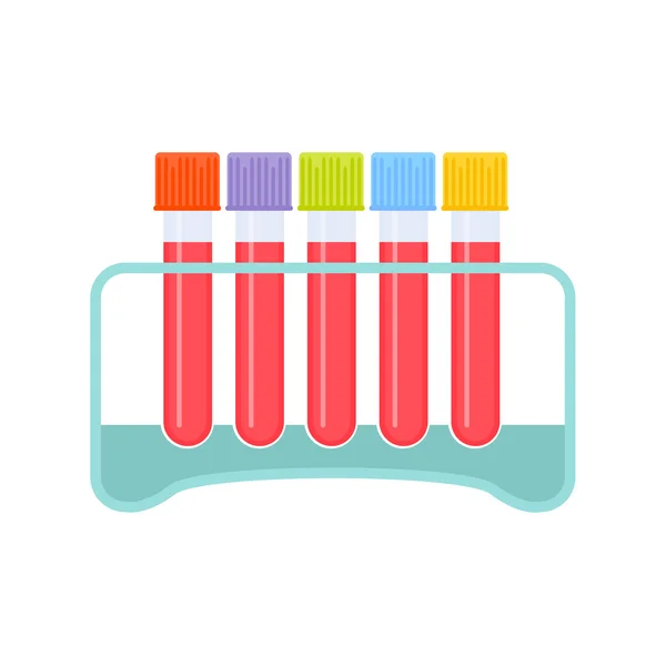 医療テスト チューブ セット — ストックベクタ