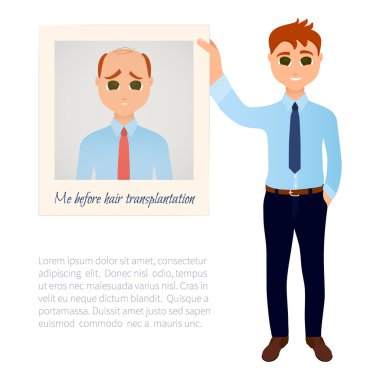 Hairloss ve bir fotoğraf