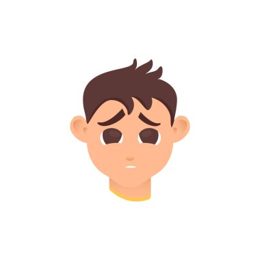 Man with big prominent ears before otoplasty surgery