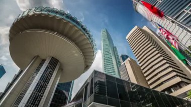 görünümü üzerinde singapure kadar ünlü şehir merkezinde çekirdek 4 k zaman atlamalı