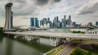 gün ışık Singapur ünlü el ilanı görüntülemek 4 k zaman atlamalı