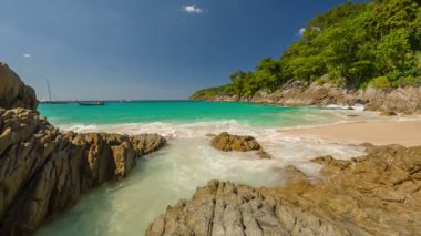 Tayland ünlü yaz saati özel gizli özgürlük beach panorama hd phuket