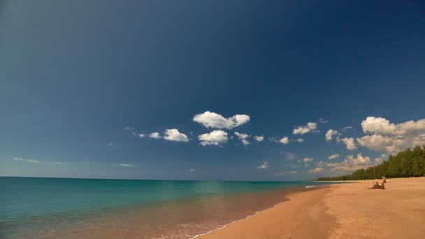 Thailand jour célèbre aéroport plage panorama jet plaine atterrissage hd phuket — Video