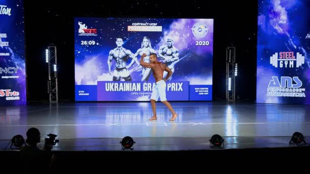 Grand Prix Ukraina 26.09.2020 UFBF Federetion — Stok Video
