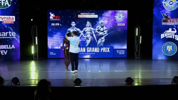Oekraïense Grand Prix 26 september 2020 UFBF federatie — Stockvideo