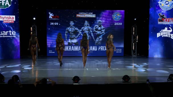 Grand Prix Ukraina 26 September 2020 UFBF Federetion — Stok Video