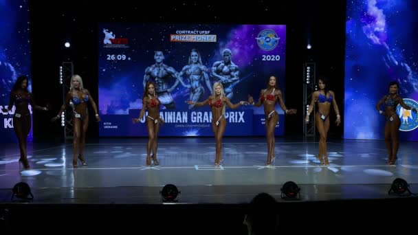 Grand Prix Ukraina 26 September 2020 UFBF Federetion — Stok Video