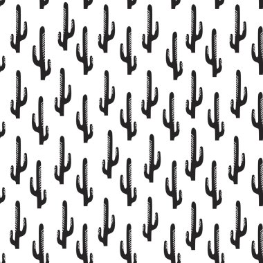 Kaktüs dikişsiz desen