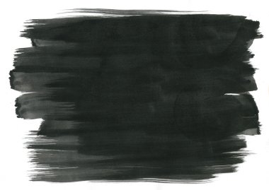 Soyut siyah mürekkep lekesi.