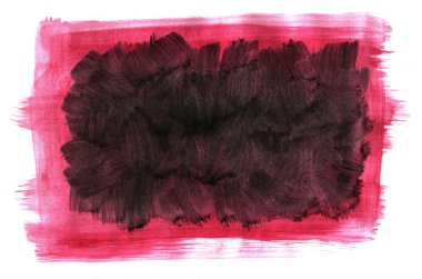 Soyut siyah mürekkep lekesi. 