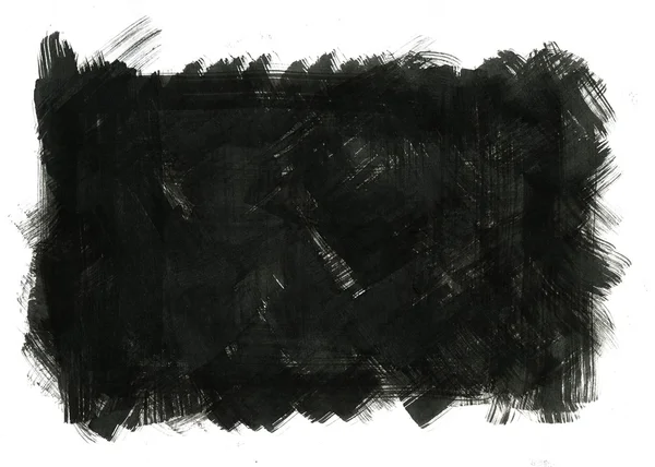 Abstract black ink stain. — Stock Photo, Image