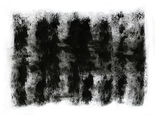 抽象的な黒インクの染み. — ストック写真