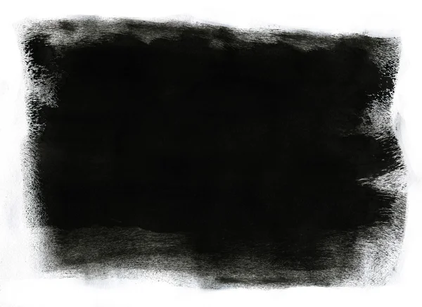 Abstrakt svart bläck fläcken. — Stockfoto
