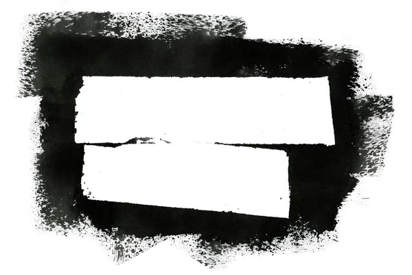 Colección de bordes grunge con dos líneas blancas dentro para su texto — Foto de Stock