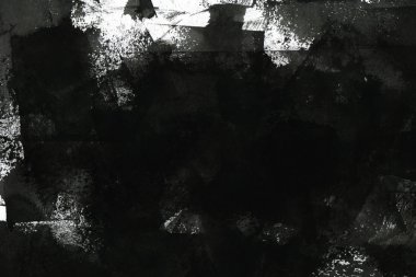 Soyut siyah mürekkep lekesi.