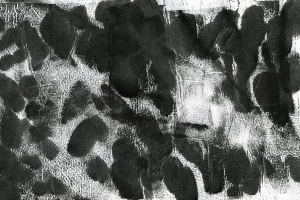 Mancha de tinta preta abstrata . — Fotografia de Stock