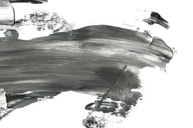 Soyut siyah mürekkep lekesi. Suluboya kağıdına Çin mürekkep arkaplanı. 