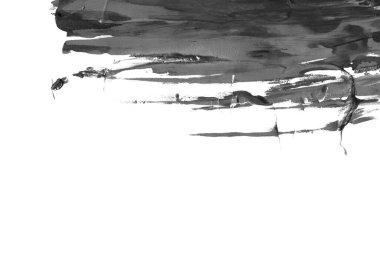 Soyut siyah mürekkep lekesi. Suluboya kağıdına Çin mürekkep arkaplanı. 