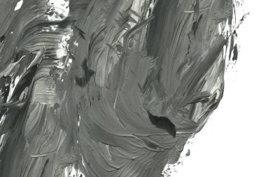 Soyut siyah mürekkep lekesi. Suluboya kağıdına Çin mürekkep arkaplanı. 