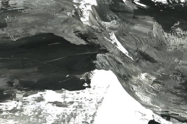 Soyut siyah mürekkep lekesi. Suluboya kağıdına Çin mürekkep arkaplanı. 