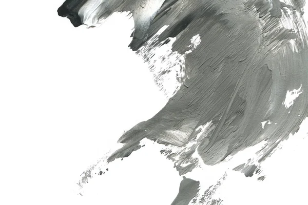 Soyut siyah mürekkep lekesi. Suluboya kağıdına Çin mürekkep arkaplanı. 