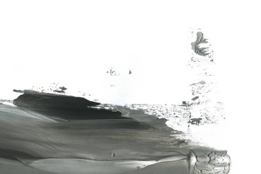 Soyut siyah mürekkep lekesi. Suluboya kağıdına Çin mürekkep arkaplanı. 