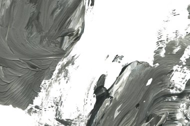 Soyut siyah mürekkep lekesi. Suluboya kağıdına Çin mürekkep arkaplanı. 