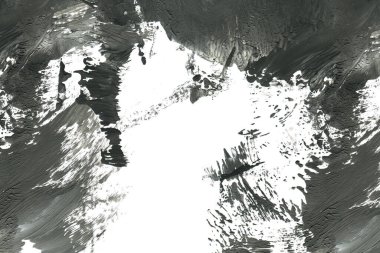 Soyut siyah mürekkep lekesi. Suluboya kağıdına Çin mürekkep arkaplanı. 