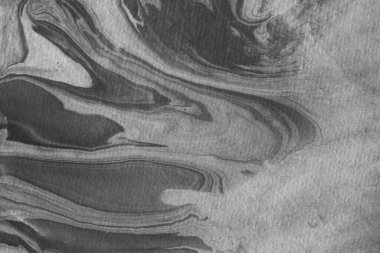 Soyut siyah mürekkep lekesi. Suluboya kağıdına Çin mürekkep arkaplanı. 