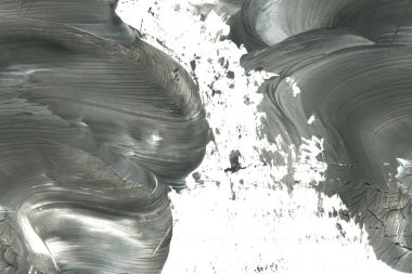 Soyut siyah mürekkep lekesi. Suluboya kağıdına Çin mürekkep arkaplanı. 