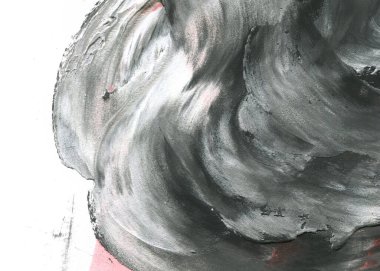 Soyut mürekkep arkaplanı. Mermer tarzı. Siyah ve beyaz boya dokusu. Ağ ve oyun tasarımı için duvar kağıdı. Grunge çamur sanatı. Makro alçı macunu görüntüsü. Boyalı alçının kara lekesi.