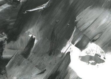 Soyut mürekkep arkaplanı. Mermer tarzı. Siyah ve beyaz boya dokusu. Ağ ve oyun tasarımı için duvar kağıdı. Grunge çamur sanatı. Makro alçı macunu görüntüsü. Boyalı alçının kara lekesi.