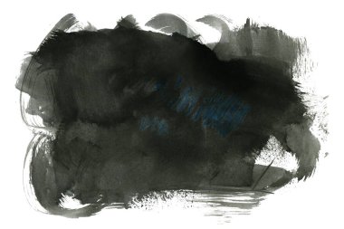 Soyut mürekkep arkaplanı. Mermer tarzı. Beyaz kağıda siyah boya dokusu. Ağ ve oyun tasarımı için duvar kağıdı. Grunge çamur sanatı. Kalem suyunun makro resmi. Koyu Smear