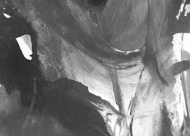 Soyut mürekkep arkaplanı. Mermer tarzı. Siyah ve beyaz boya dokusu. Ağ ve oyun tasarımı için duvar kağıdı. Grunge çamur sanatı. Makro alçı macunu görüntüsü. Boyalı alçının kara lekesi.