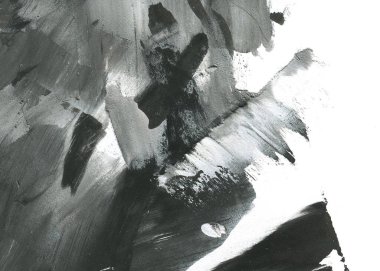 Soyut mürekkep arkaplanı. Mermer tarzı. Siyah ve beyaz boya dokusu. Ağ ve oyun tasarımı için duvar kağıdı. Grunge çamur sanatı. Makro alçı macunu görüntüsü. Boyalı alçının kara lekesi.