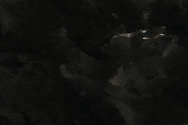 Soyut mürekkep arkaplanı. Mermer tarzı. Beyaz kağıda siyah boya dokusu. Ağ ve oyun tasarımı için duvar kağıdı. Grunge çamur sanatı. Kalem suyunun makro resmi. Koyu Smear