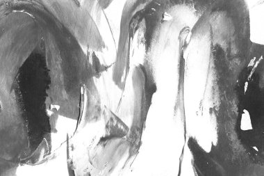 Soyut mürekkep arkaplanı. Mermer tarzı. Siyah ve beyaz boya dokusu. Ağ ve oyun tasarımı için duvar kağıdı. Grunge çamur sanatı. Makro alçı macunu görüntüsü. Boyalı alçının kara lekesi.