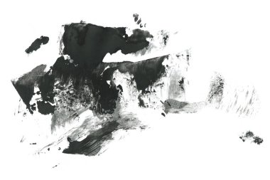 Soyut mürekkep arkaplanı. Mermer tarzı. Beyaz kağıda siyah boya dokusu. Ağ ve oyun tasarımı için duvar kağıdı. Grunge çamur sanatı. Kalem suyunun makro resmi. Koyu Smear