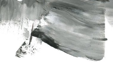 Soyut mürekkep arkaplanı. Mermer tarzı. Siyah ve beyaz boya dokusu. Ağ ve oyun tasarımı için duvar kağıdı. Grunge çamur sanatı. Makro alçı macunu görüntüsü. Boyalı alçının kara lekesi.