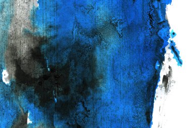 Soyut mürekkep arkaplanı. Mermer tarzı. Beyaz kağıda siyah boya dokusu. Ağ ve oyun tasarımı için duvar kağıdı. Grunge çamur sanatı. Kalem suyunun makro resmi. Koyu Smear