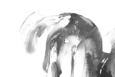 Soyut mürekkep arkaplanı. Mermer tarzı. Siyah ve beyaz boya dokusu. Ağ ve oyun tasarımı için duvar kağıdı. Grunge çamur sanatı. Makro alçı macunu görüntüsü. Boyalı alçının kara lekesi.