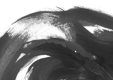 Soyut mürekkep arkaplanı. Mermer tarzı. Siyah ve beyaz boya dokusu. Ağ ve oyun tasarımı için duvar kağıdı. Grunge çamur sanatı. Makro alçı macunu görüntüsü. Boyalı alçının kara lekesi.