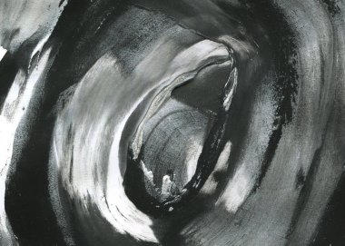 Soyut mürekkep arkaplanı. Mermer tarzı. Siyah ve beyaz boya dokusu. Ağ ve oyun tasarımı için duvar kağıdı. Grunge çamur sanatı. Makro alçı macunu görüntüsü. Boyalı alçının kara lekesi.