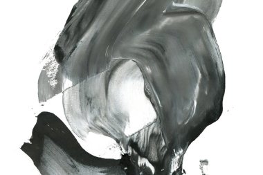 Soyut mürekkep arkaplanı. Mermer tarzı. Siyah ve beyaz boya dokusu. Ağ ve oyun tasarımı için duvar kağıdı. Grunge çamur sanatı. Makro alçı macunu görüntüsü. Boyalı alçının kara lekesi.